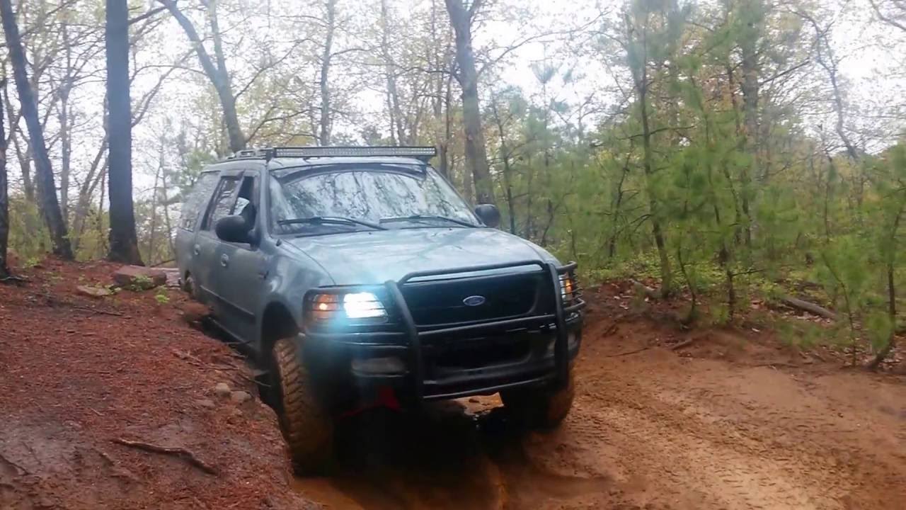 97 Ford Expedition, Collier Mills Park, OFF-ROADING (part 3)