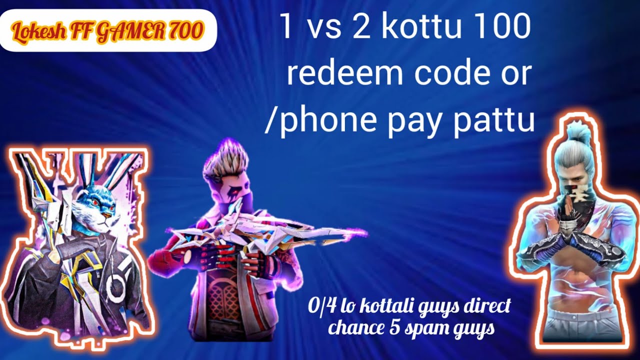 live stream 1v2 kottu 1000 rupees giveaway pattu