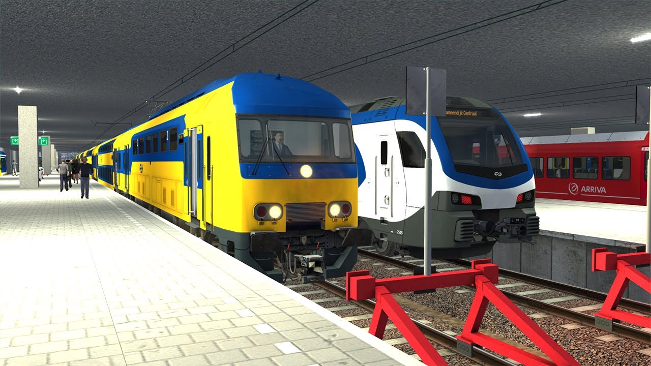 Wauw een trein rijd weg met deuren open - Train Simulator 2021