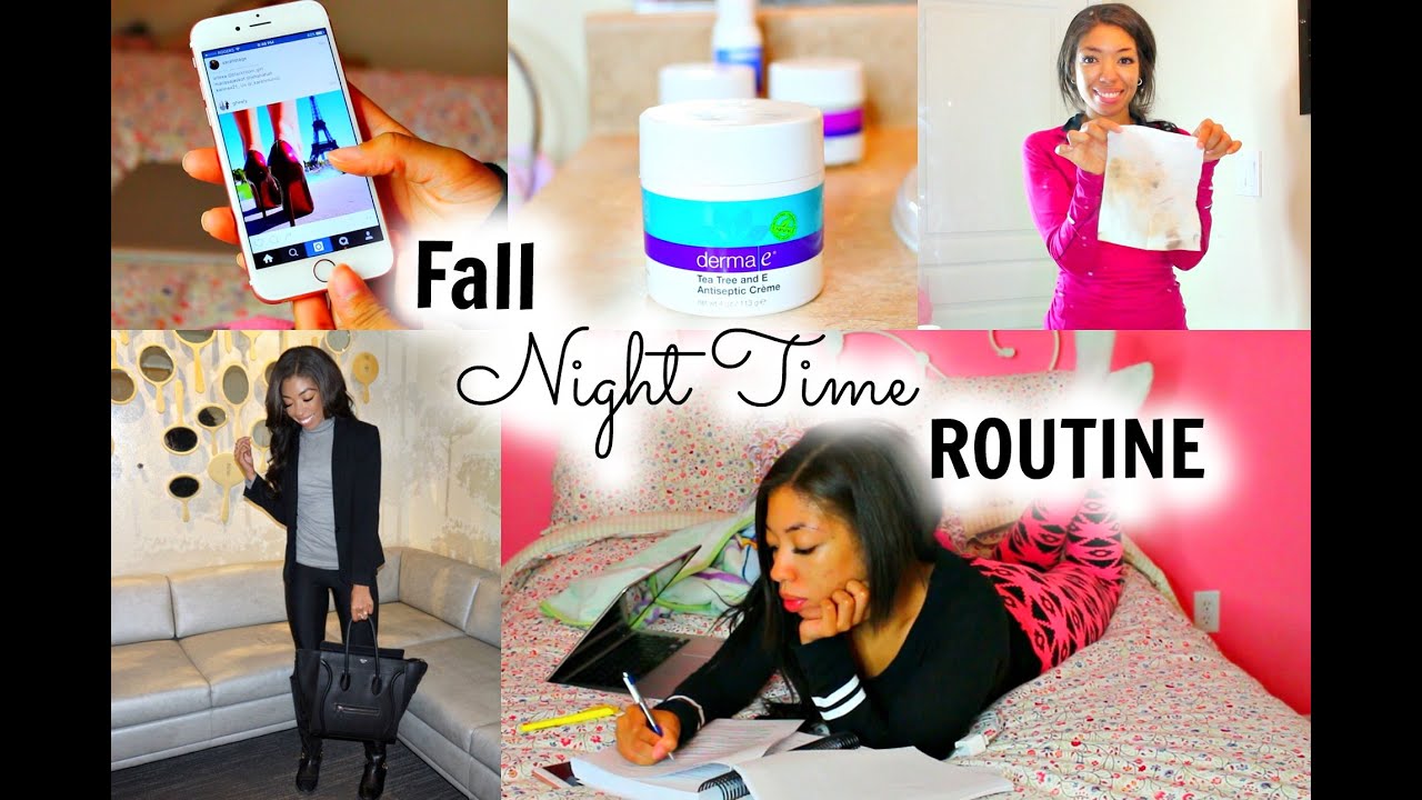 FALL Night Time Routine 2015 + Get UNREADY with Me & Skincare