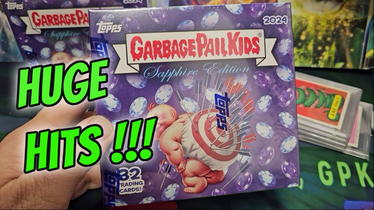 2024 Topps GPK Chrome 7 Sapphire!!! 2 Hobby Box Rip! EPIC!