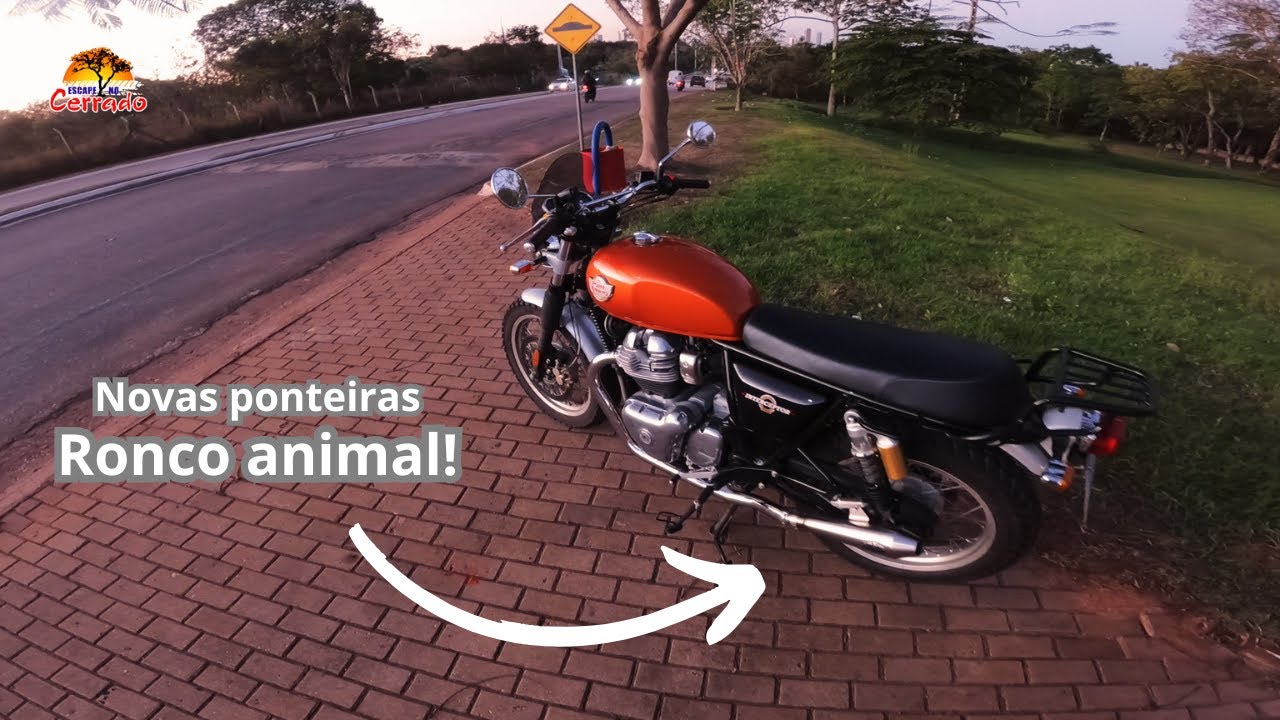 Interceptor 650 - Teste na estrada com as ponteiras Chris Michel