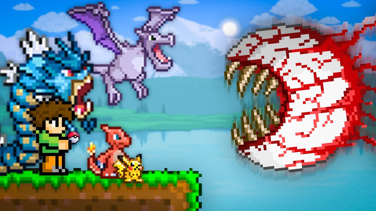 Лучший мод по вселенной Pokemon для Terraria в 2026 году!
