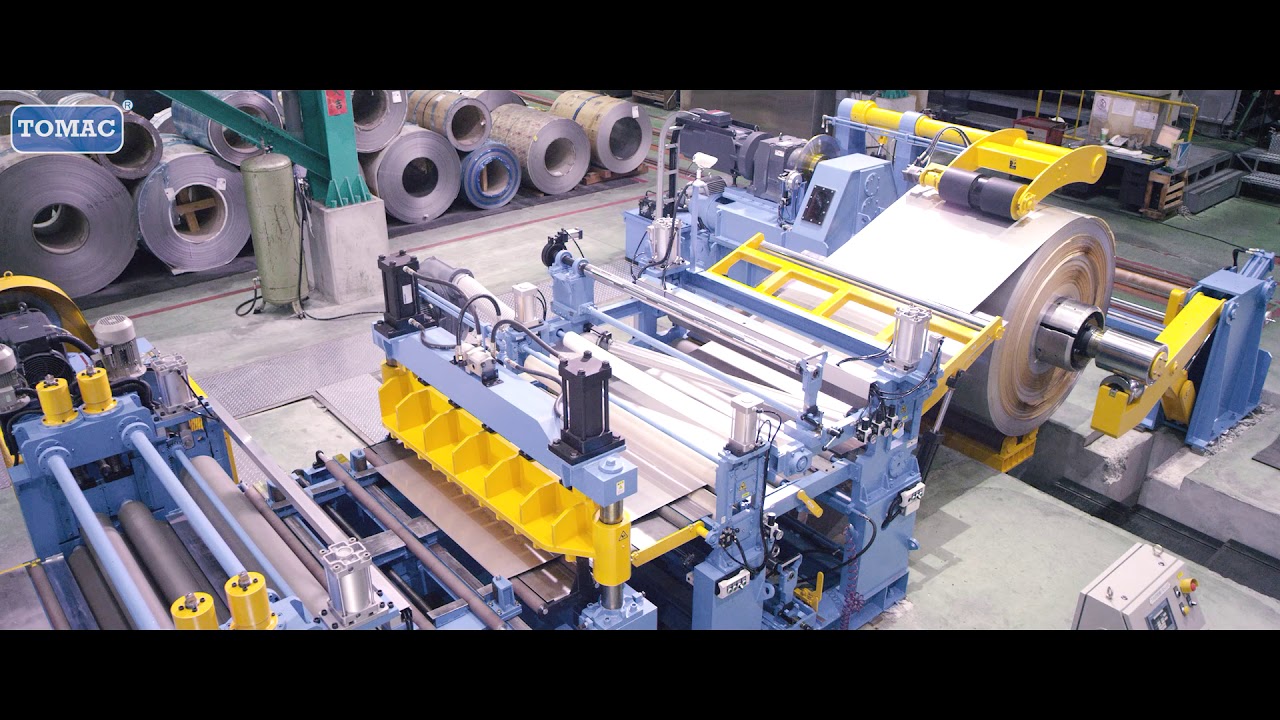 TOMAC拓誠機械股份有限公司 T5RS1600W高精度飛剪產線  Rotary shear line