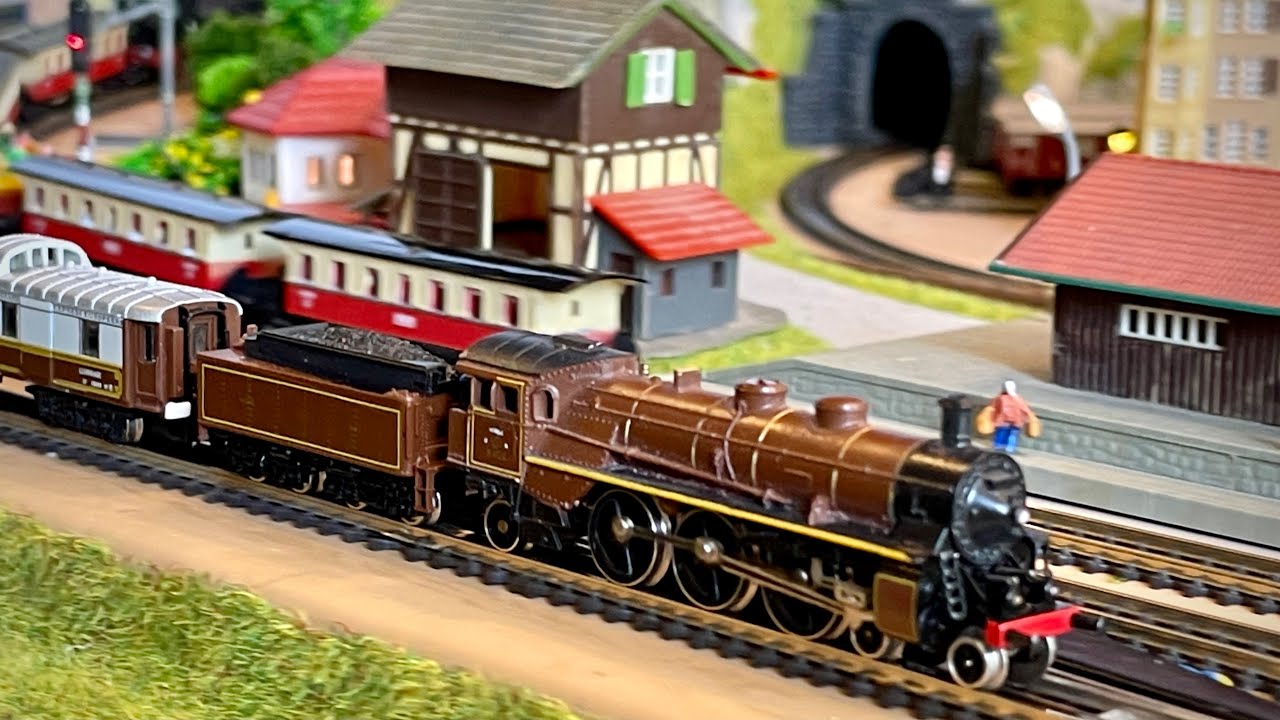 Orient Express + 2 🚂 trains - Cortina - Märklin Échelle Z scale