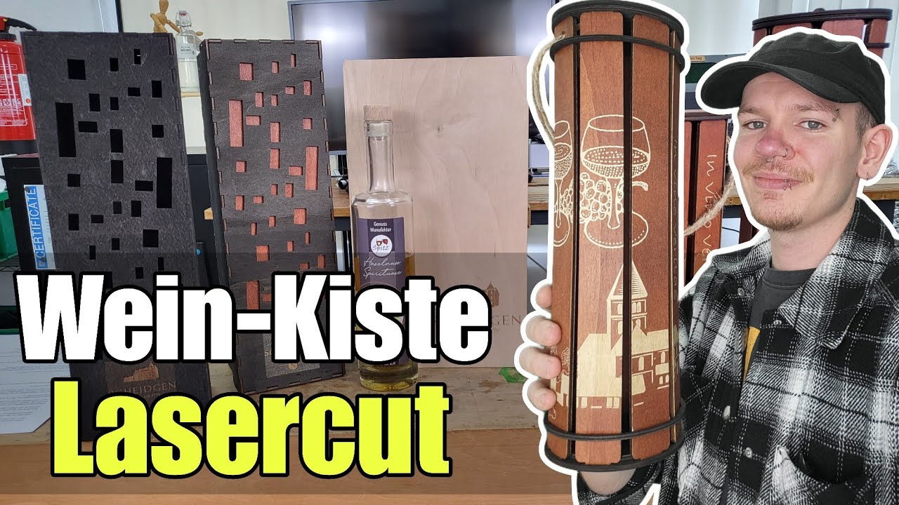 Wein-Kisten aus dem Laser Cutter | Atomstack x30 Pro