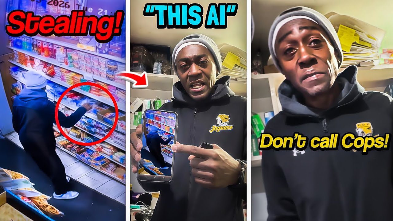He Blamed Ai after getting caught stealing in the Hood