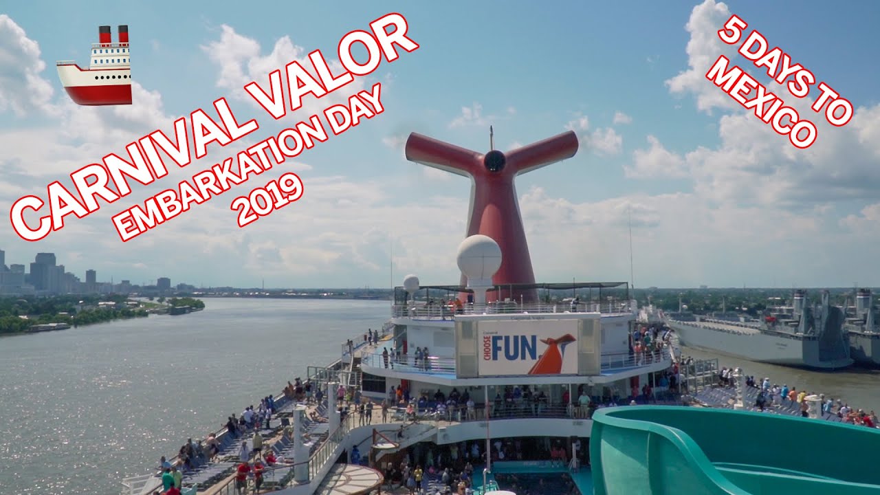 Embarkation day! Sailing to Mexico 🚢 (Carnival Valor 2019)