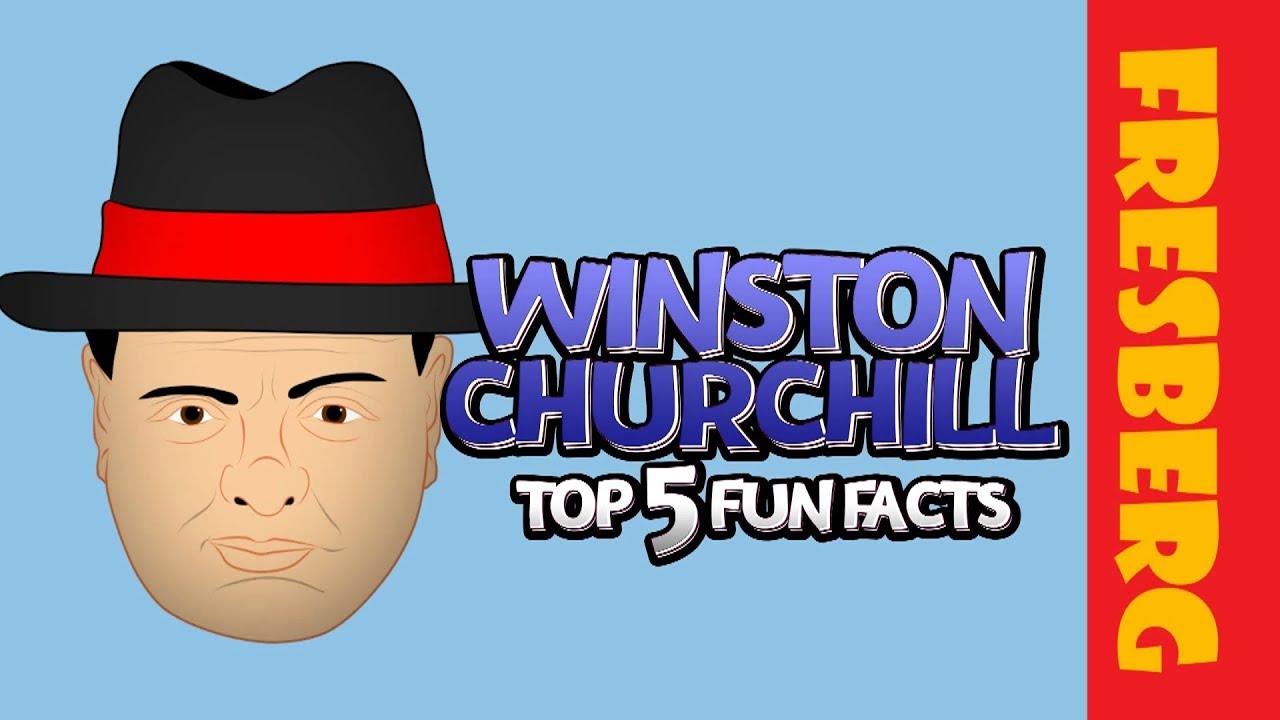 Top 5 Fun Facts for about Winston Churchill | World War II Leadership | Educational Cartoon