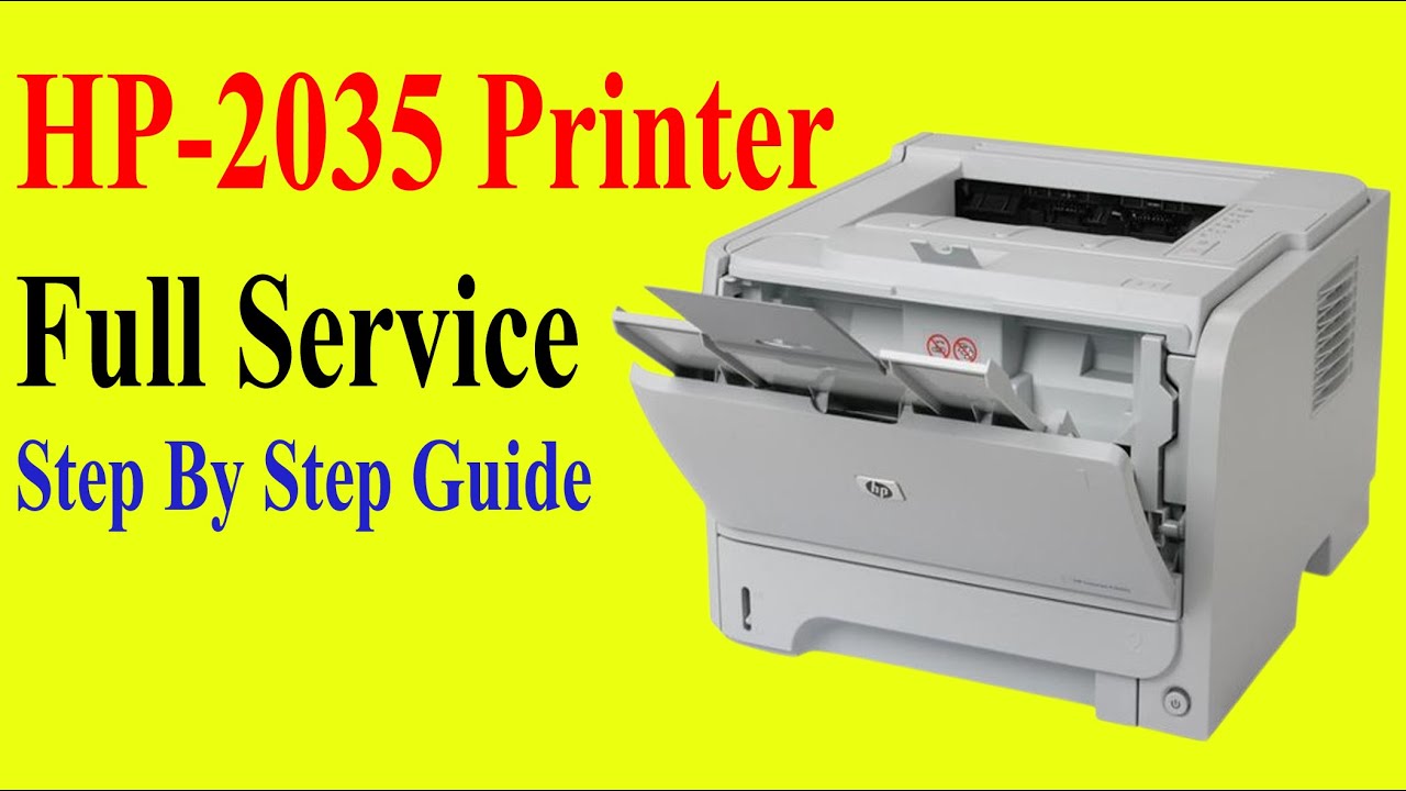 HP 2035 Laser Printer Full Service | Step-by-Step Maintenance & Repair Guide (Toner, Paper Jam Fix)