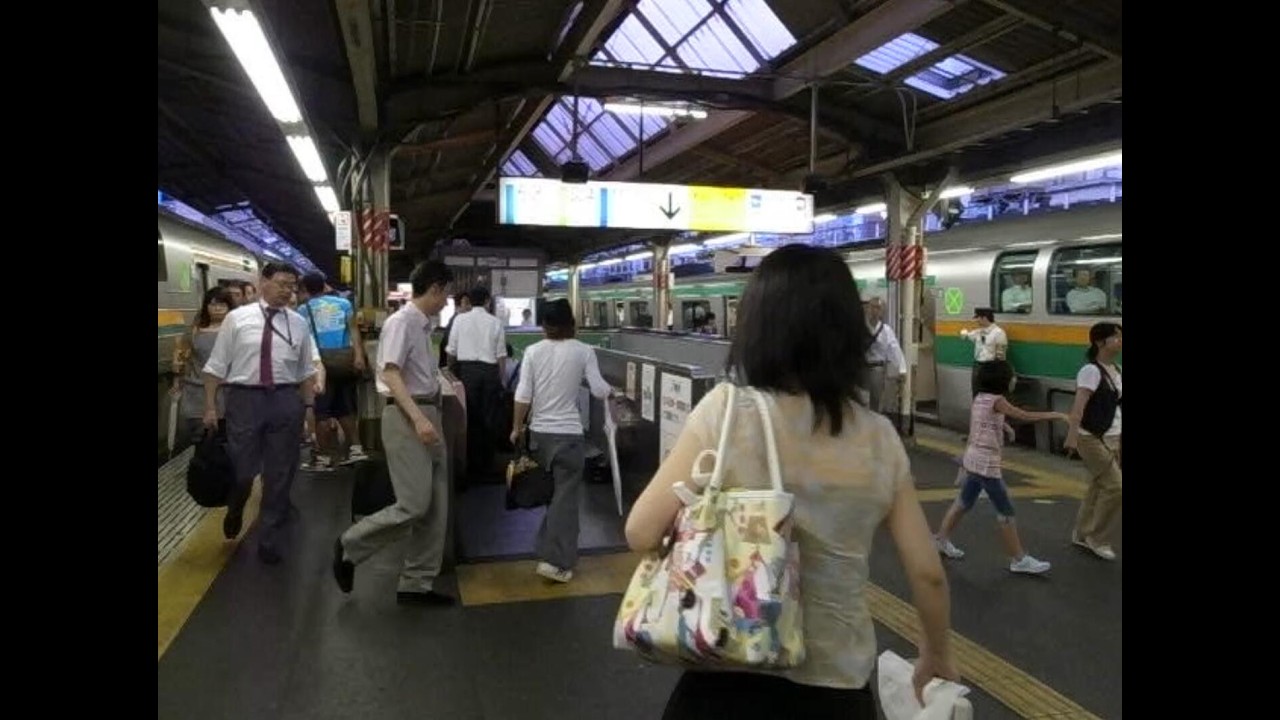 2010 新橋駅 夕方の様子 100730-LCNE