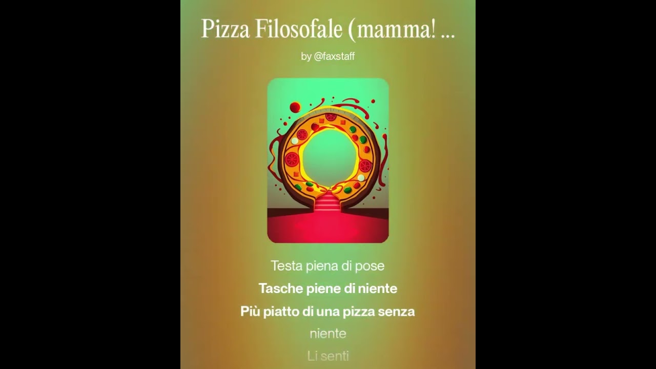 Pizza Filosofale