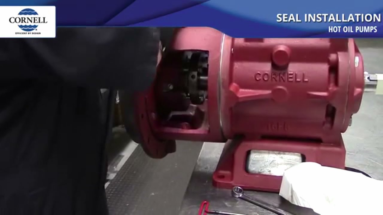Will Pump (Cornell Pump instalación sello mecánico 609S para bomba centrífuga aceite térmico)