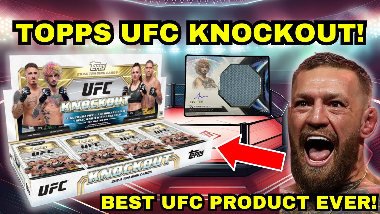 ЛУЧШИЙ ПРОДУКТ UFC ВСЕХ ВРЕМЕН! Обзор коробки Topps UFC Knockout Hobby Box 2024!