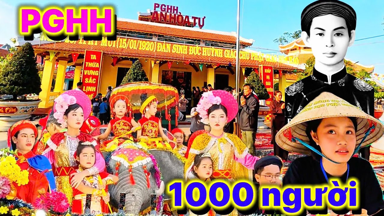 Hơn ngàn người đổ về An Hòa Tự PGHH đồ ăn đãi miễn phí 5 ngày 5 đêm