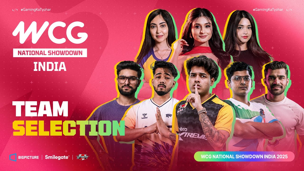 WCG National Showdown India 2025 | Team Selection | #Jonathan , #Scout , #MortaL , #shreeman , etc.