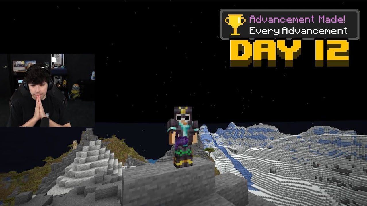 Джордж завершает все достижения Minecraft Blind при участии Dream (День 12)