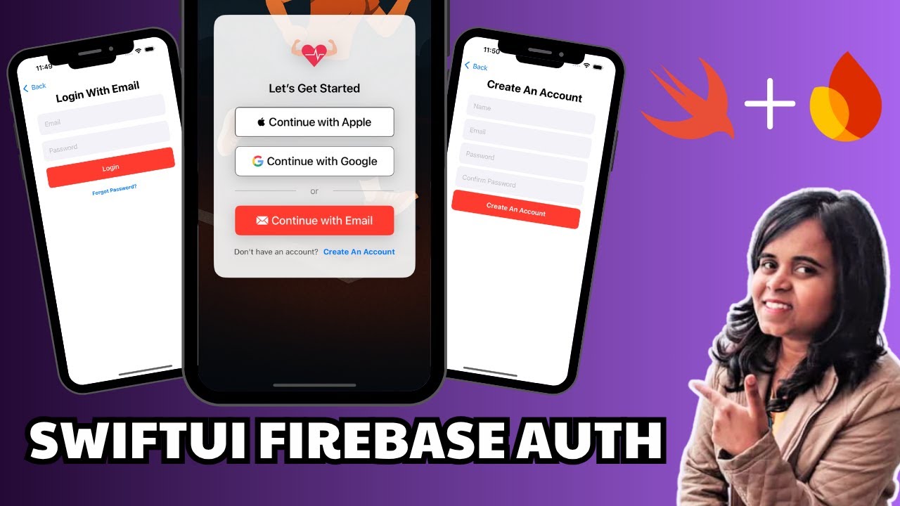 SwiftUI Firebase Auth with MVVM – Email Login FREE + Apple & Google Sign-In