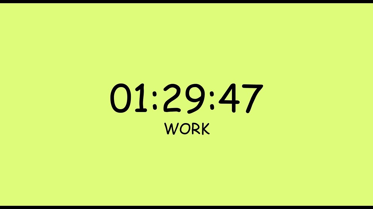 STAY LOCKED IN with Pomodoro | 90 Minute Silent Productivity Timer for Deep Work & Growth