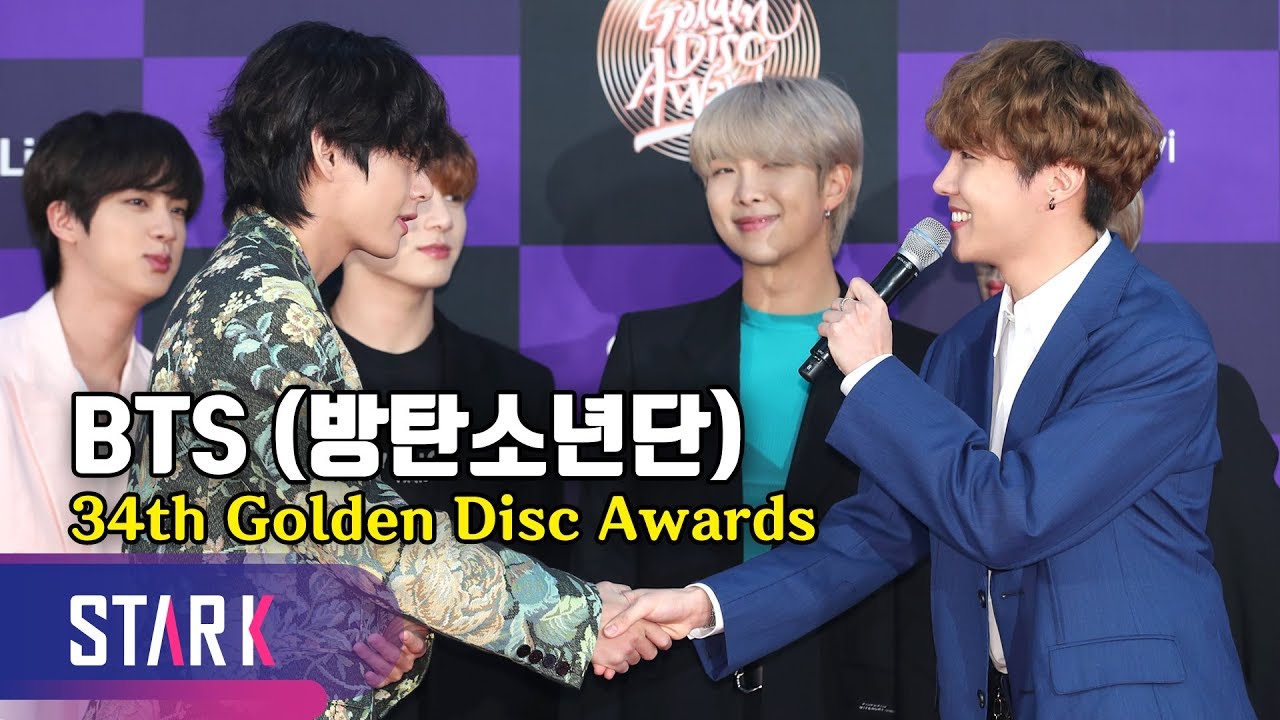 [ENG sub] BTS Red Carpet Full ver., 34th Golden Disc Awards (방탄소년단, 태형이 귀여운거 다해♡)