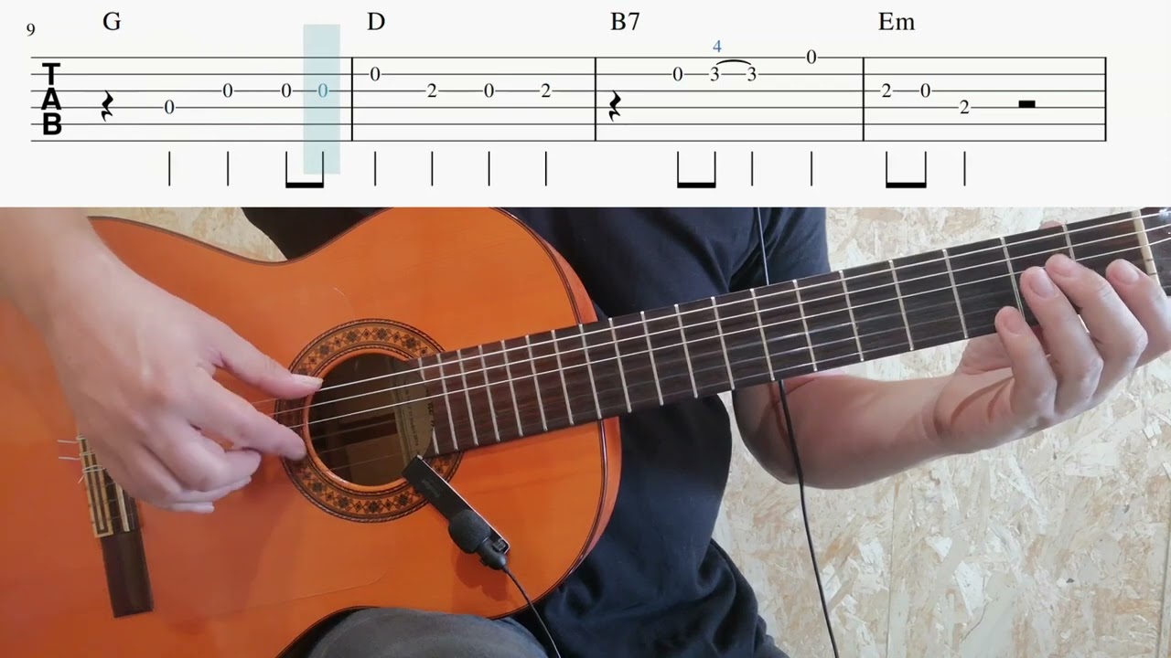 Elton John - Your Song | Easy Melody Tutorial (Tab) / Melodía Romántica Guitarra