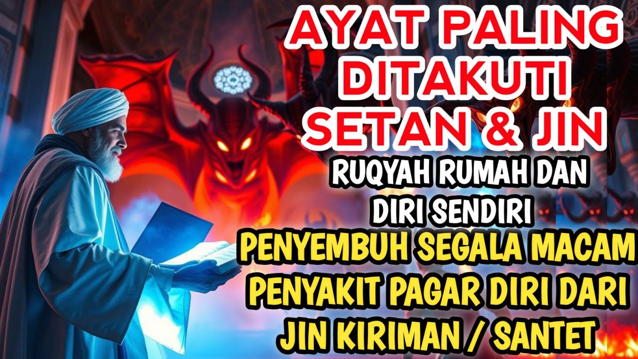 RUQYAH RUMAH PENGUSIR JIN, SETAN & SIHIR DI RUMAH & TUBUH, PENENANG HATI & PIKIRAN | ALAA AQEL