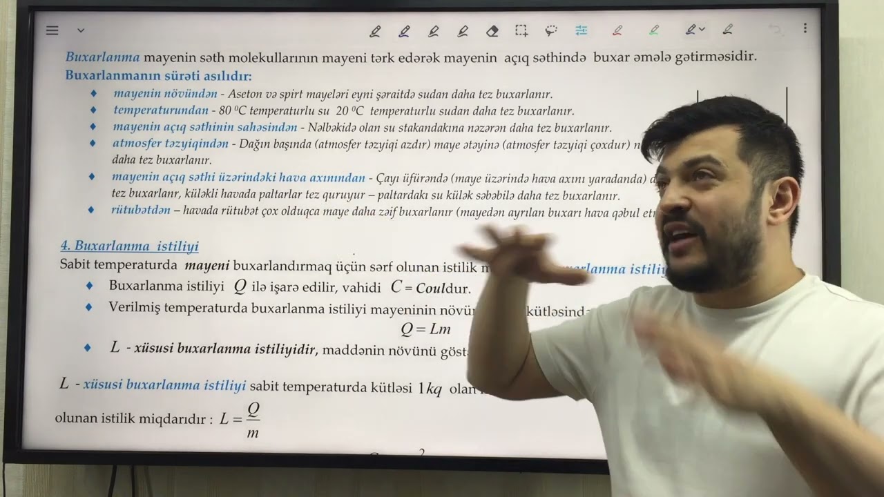 Maddənin Aqreqat Halları - Doyan Və Doymayan Buxar