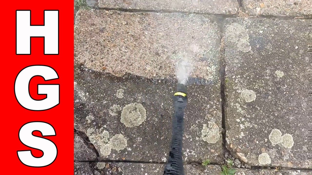Cleaning of Old Concrete Parkside High Pressure Cleaner PHD 170 B2 ✔️