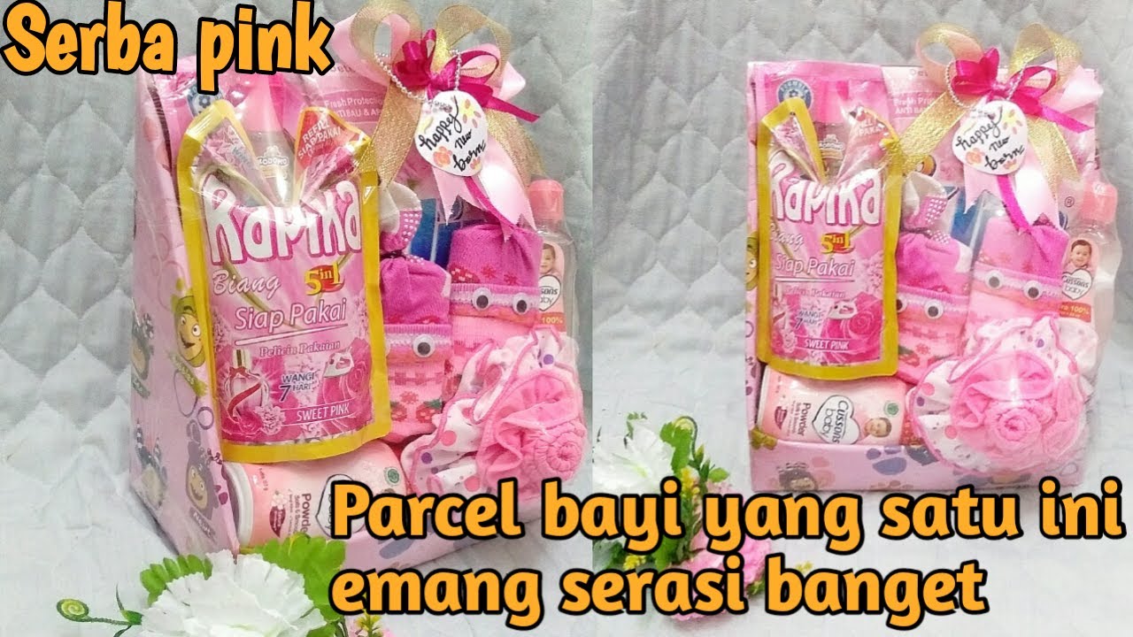 TUTORIAL PARCEL BAYI PEREMPUAN NUANSA PINK