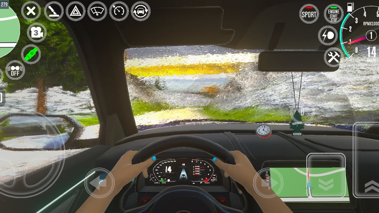 🚘Driving School Simulator Evo: ULTRA🛣 graphics and Rain Gameplay⛈️ BMW M8 Competition ✅️