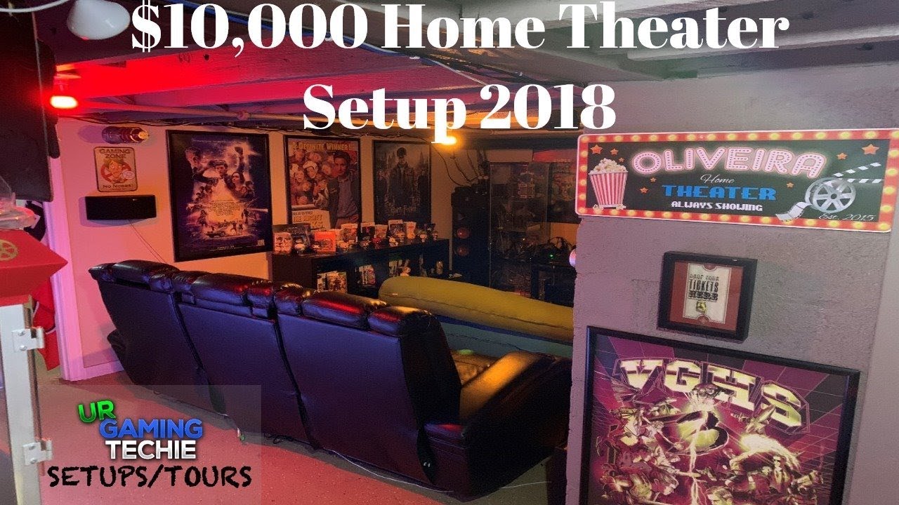 $10,000+ Movie Room Tour 2018 Edition