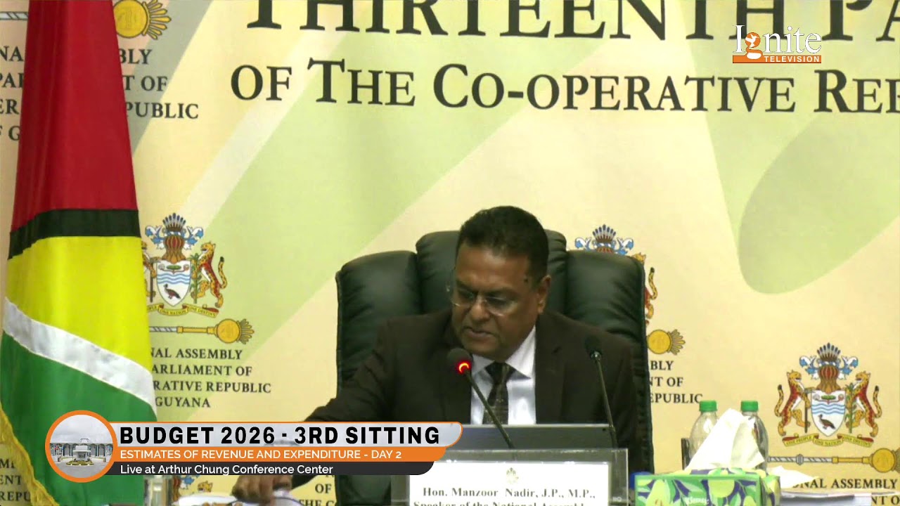 Ignite News Live : Budget 2026 ESTIMATES of REVENUE AND EXPENDITURE - DAY 2