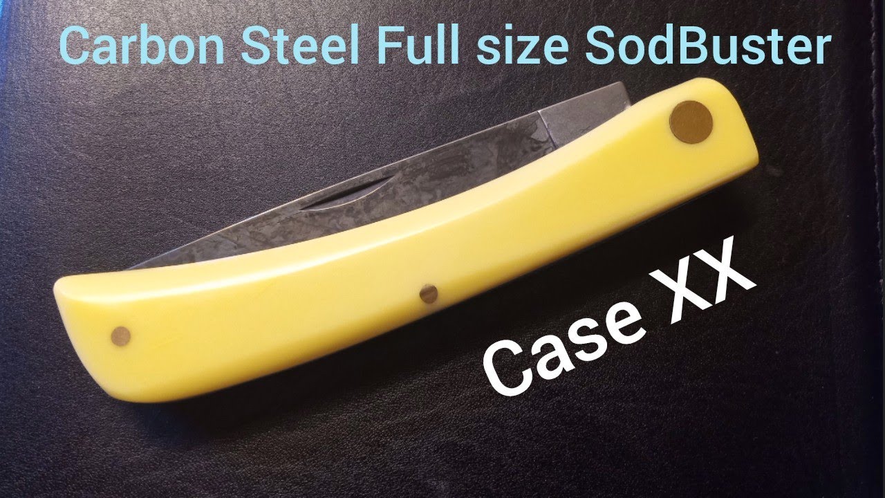 Еще один отличный классический рабочий нож Case Sodbuster 3138 Желтый Делрин/Синтетик CS