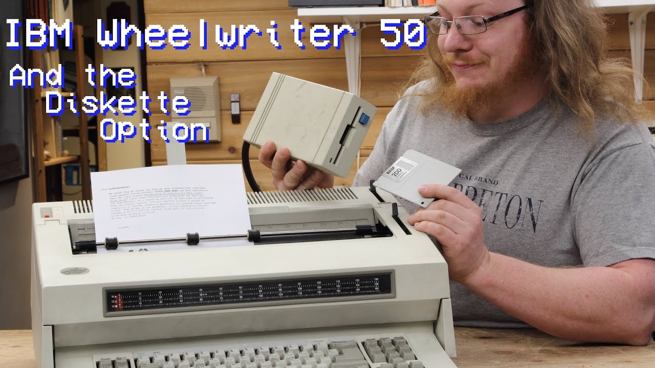 IBM Wheelwriter 50 Series II and Adding the Diskette Option