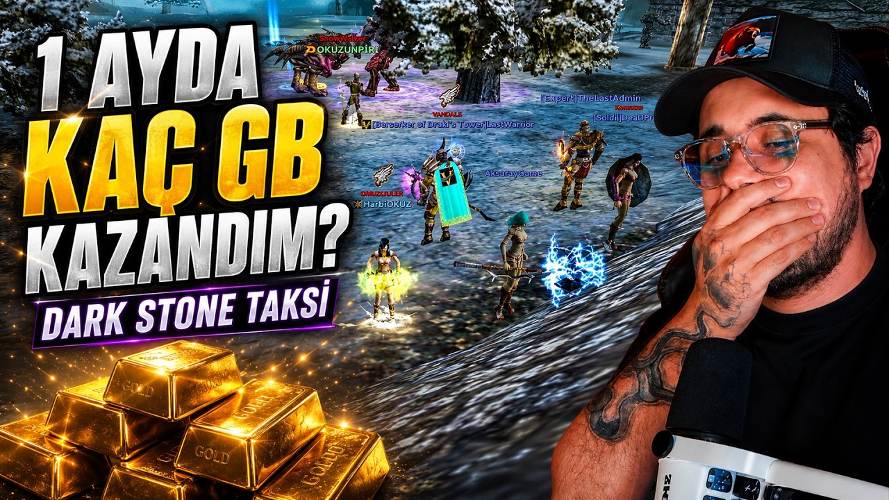 1 AYDA KA&Ccedil; GB KAZANDIM? - DARK STONE TAKSİ