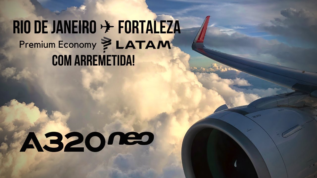 LINDA ARREMETIDA!! Como é a PREMIUM ECONOMY da LATAM | Rio de Janeiro ✈ Fortaleza | Airbus A320neo