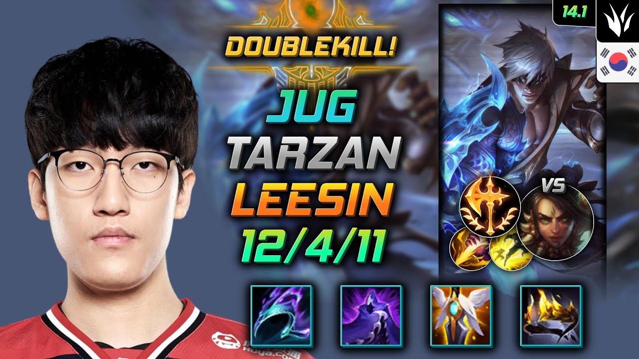 Lee Sin Jungle Build Tarzan Opportunity Conqueror - LOL KR GrandMaster Patch 14.1