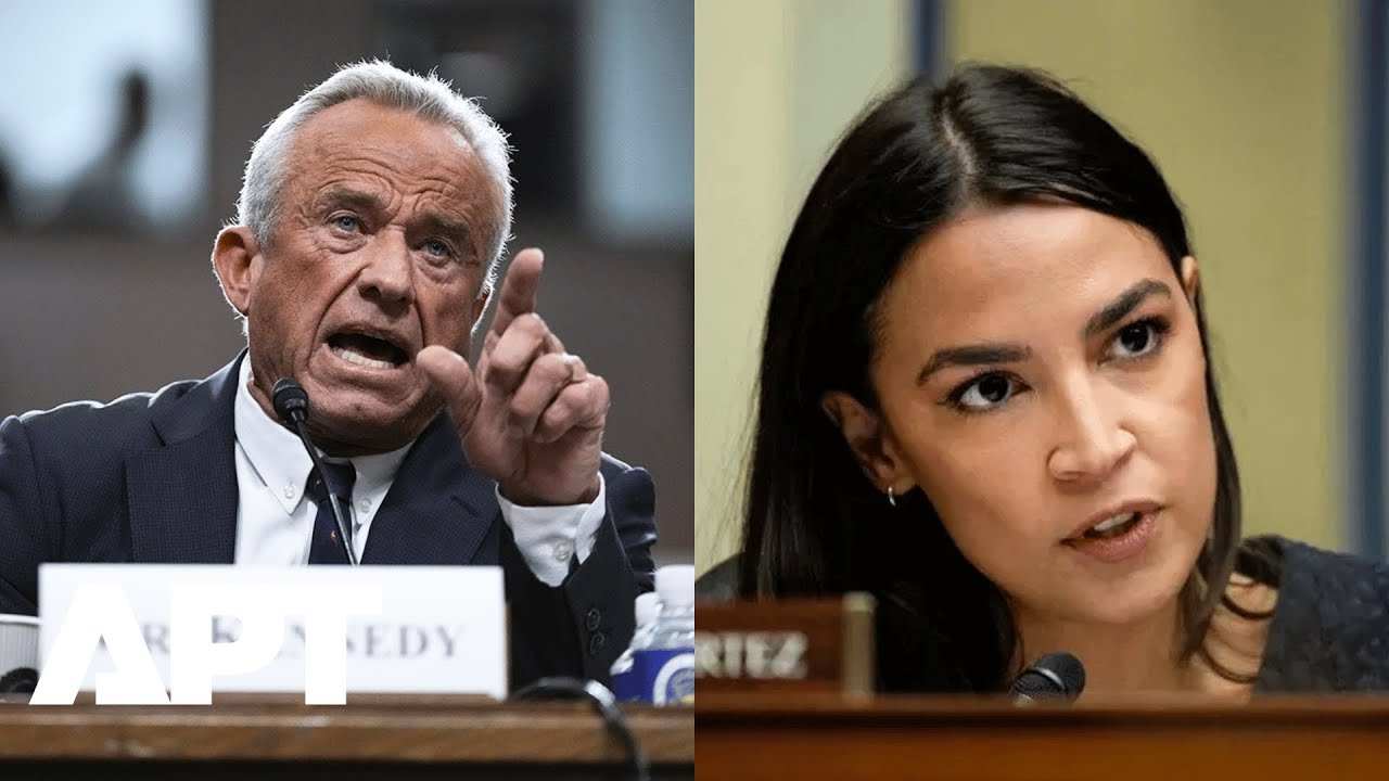 Взрывной момент слушаний: AOC обвиняет Роберта Кеннеди-младшего в удвоении выплат страховой компа...