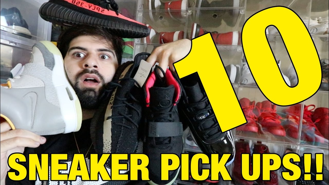 10 MUST SEE SNEAKER PICK UPS!! (4 CRAZY YEEZYS)