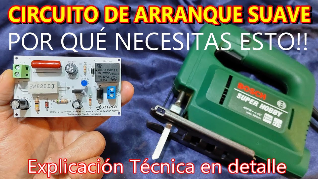 ✅ POR QUE NECESITAS ESTE CIRCUITO!! PROTECCION ELECTRONICA CON CIRCUITO DE ARRANQUE SUAVE