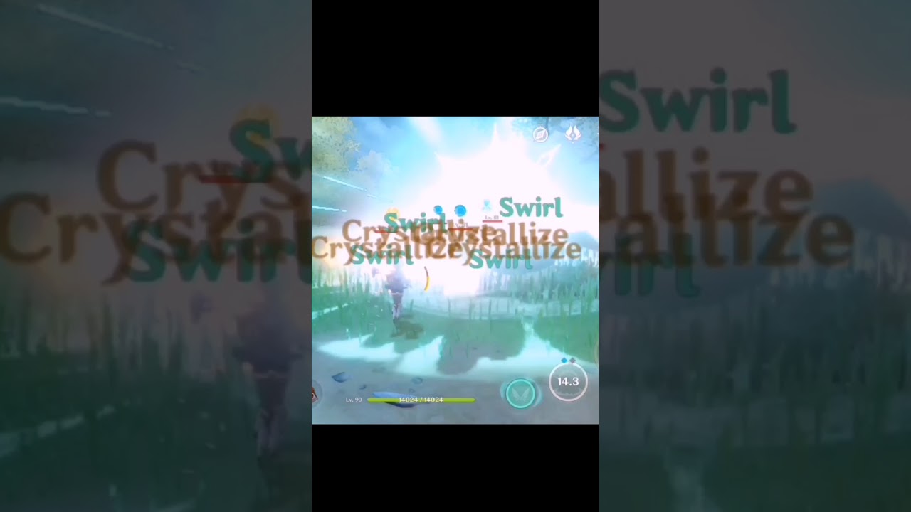 Sucrose Aesthetics | How many elemental reactions can you see? - Genshin Impact