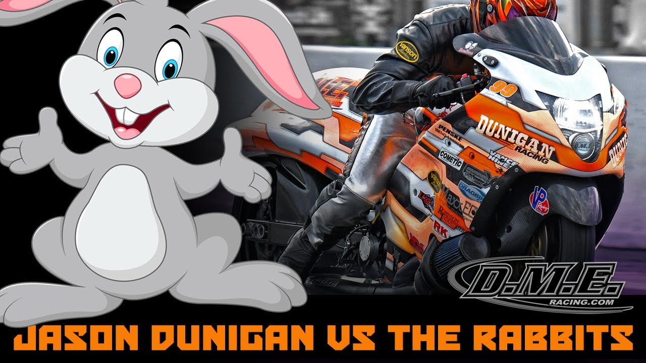 DME Racing / Jason Dunigan's Turbo Hayabusa vs the Rabbits - On Board 228 MPH Drag Racing Footage