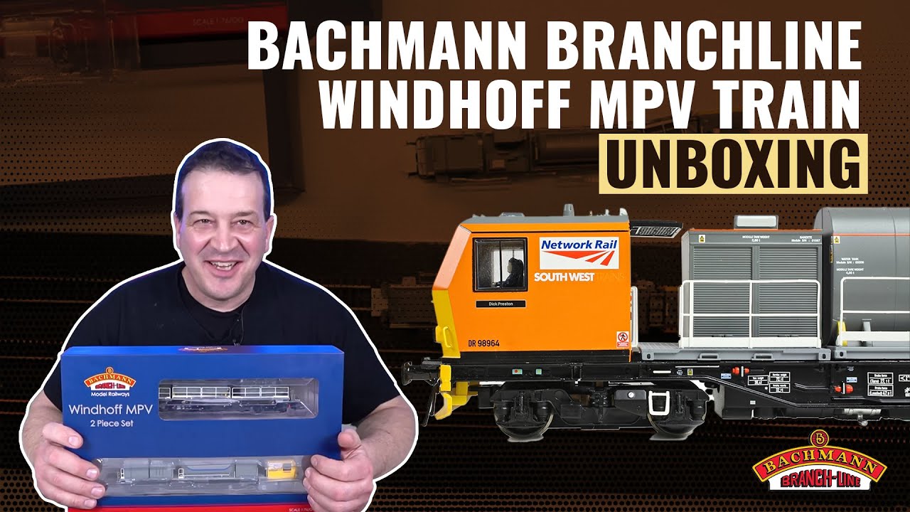 Bachmann Branchline Windhoff MPV Train | Model Train Unboxing | #askhearns