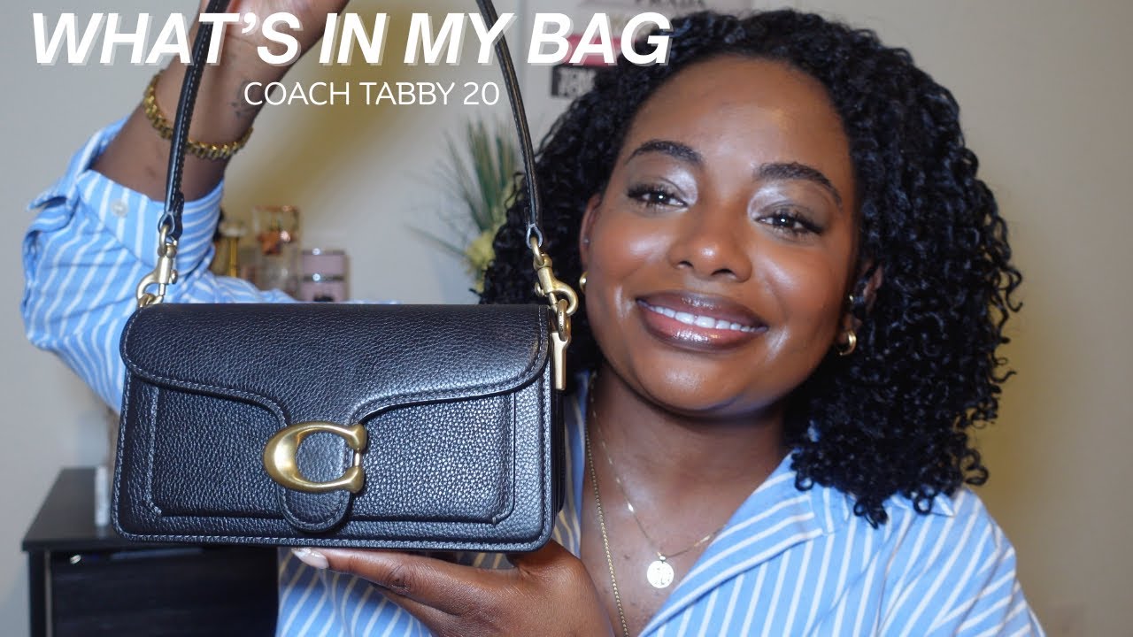 What’s In My Bag: Coach Tabby 20 – Mini Bag, Major Style! 💼✨