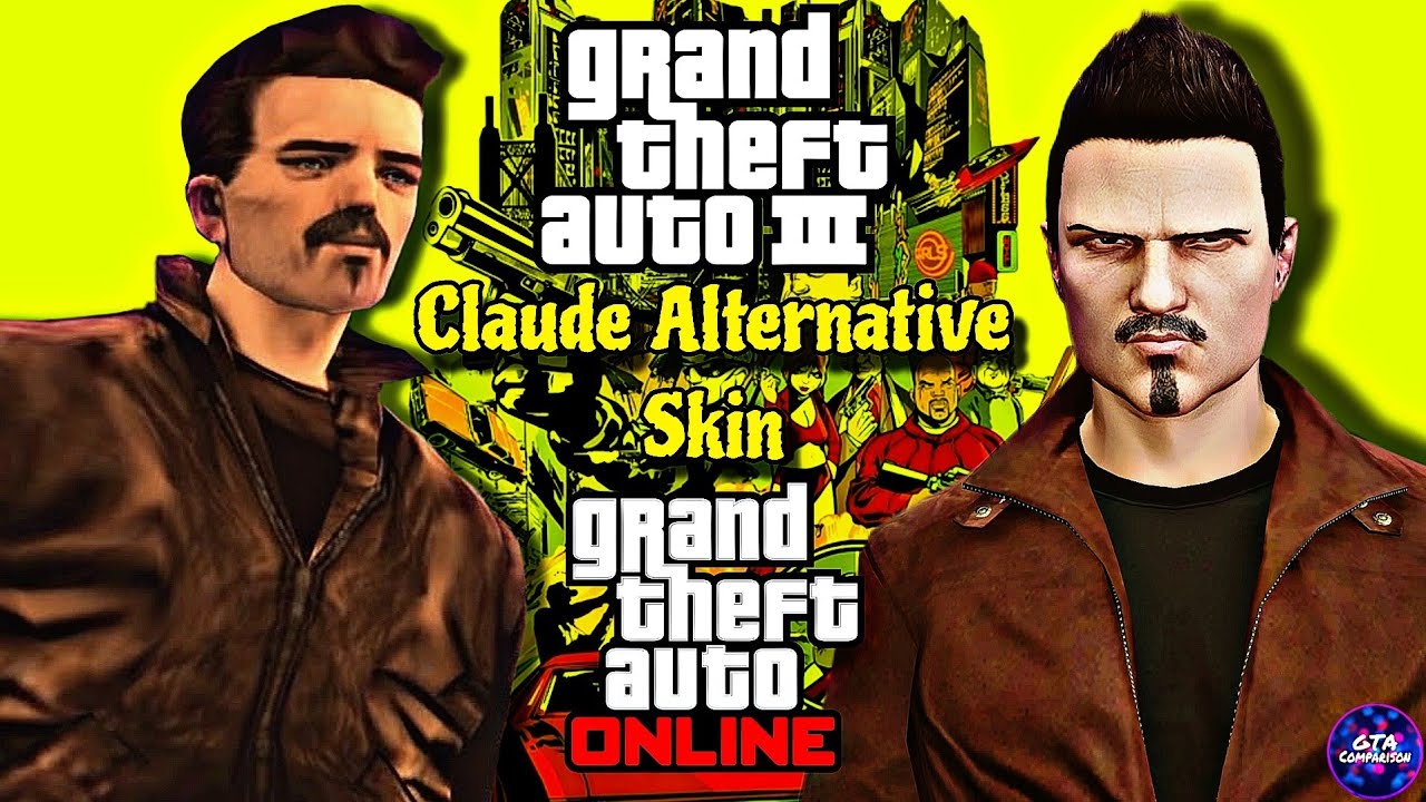 GTA 5 - Claude Brown Jacket Character Creation (GTA 3)