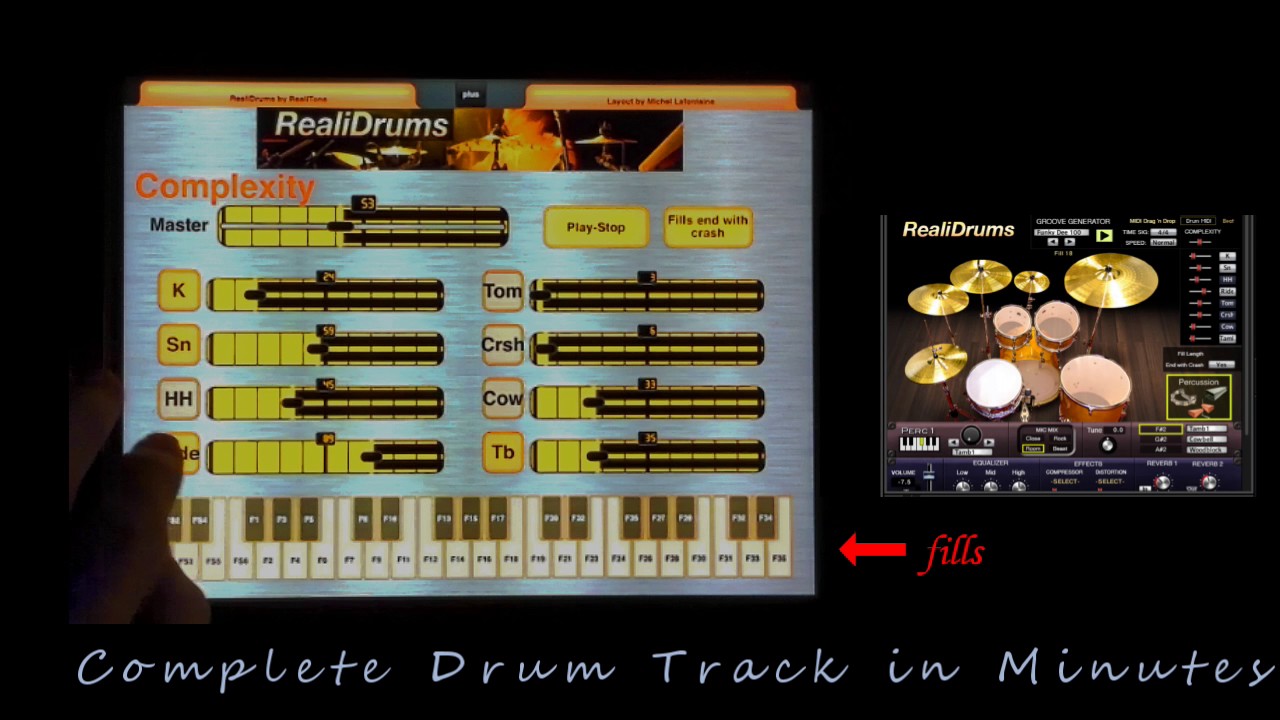 User Video: MIDI Designer Pro 2 and RealiDrums by RealiTone