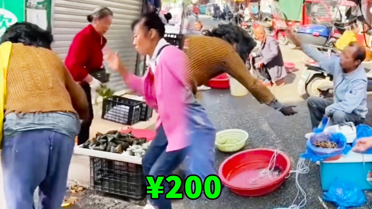 阿義假扮乞丐到大街上討飯，遭大姐拳打腳踢大哥驅趕，實在太可憐了！ 【阿義走鄉村】#Farm #tour #drama #正能量