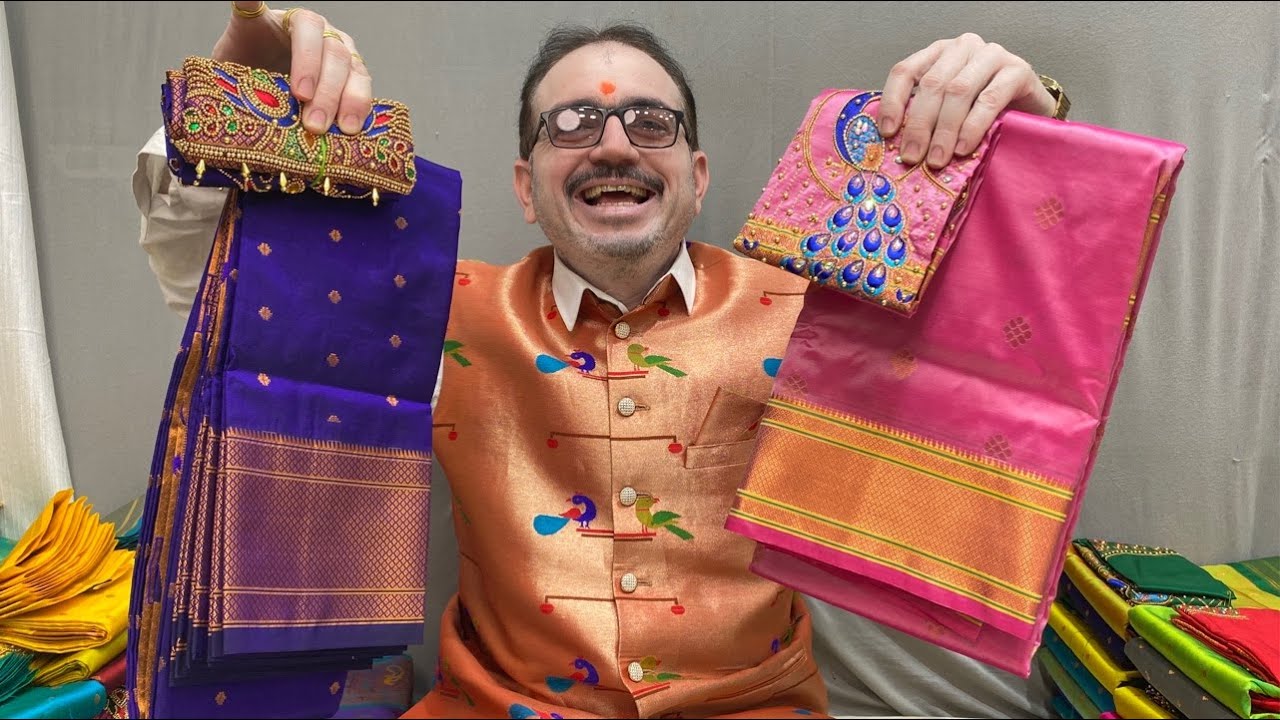 Kalanjali PaithaniAari Work blouse  | #saree #paithani #kasturipaithani #kalanjali