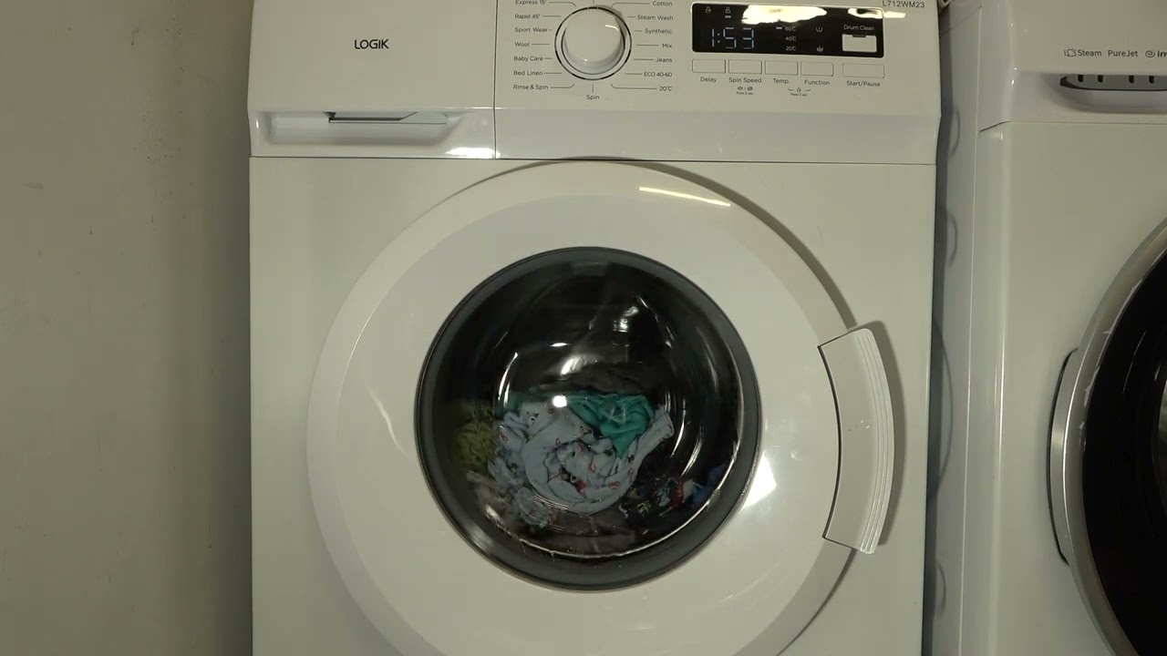 Steam wash 60'c / Logik L712WM23