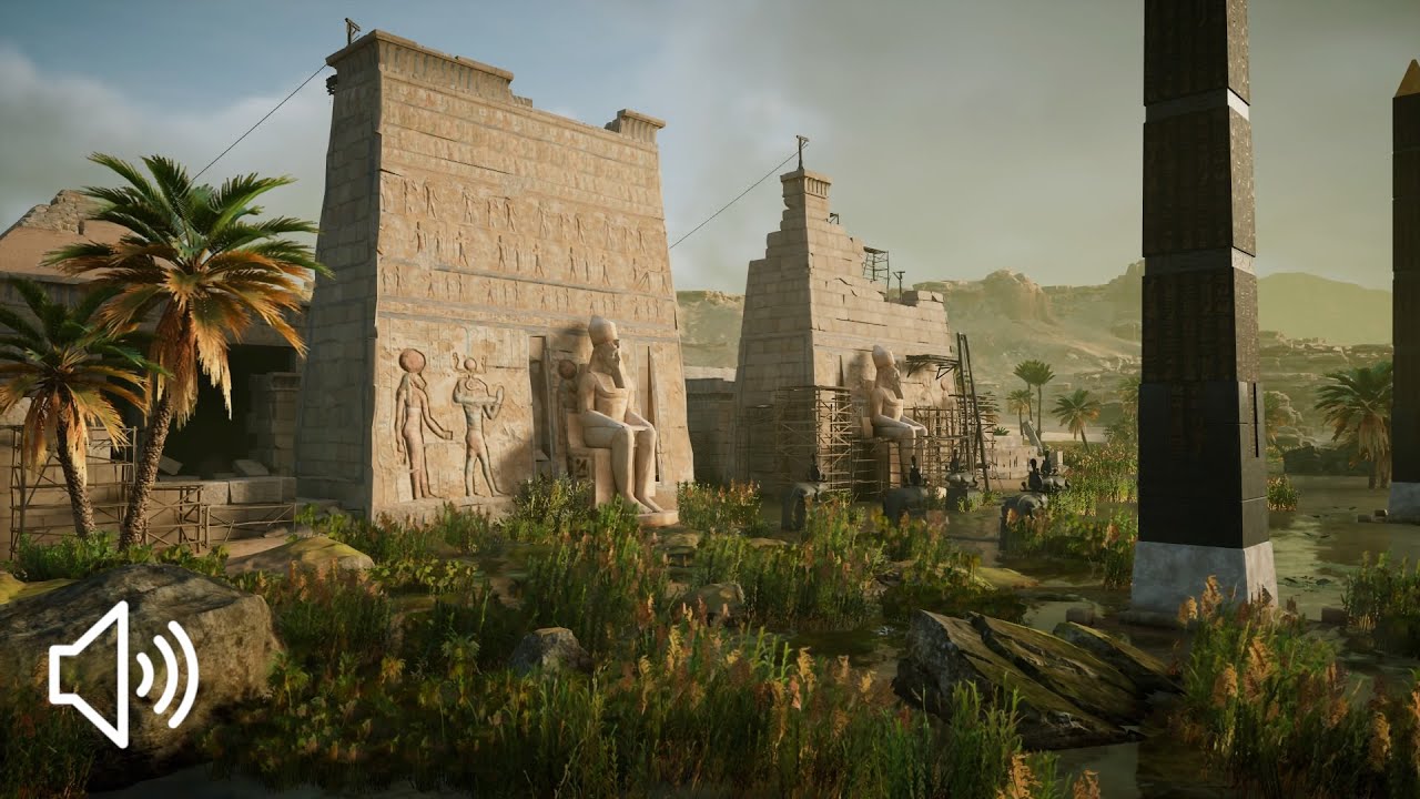 Ancient Egyptian Temple | Ambience Sound - Assassin’s Creed Origins